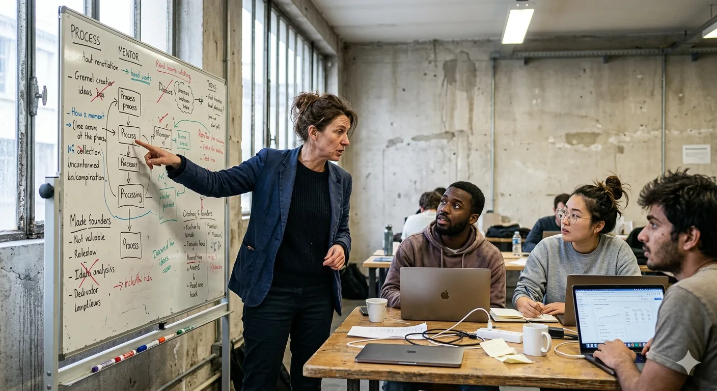 Mentor accompagnant des startups